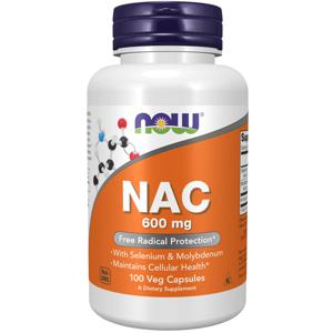 NOW NAC 600 mg 100 vegkapslar produkt bild