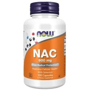 Now NAC Acetyl Cysteine 600 mg 100 kapsler produktbilde