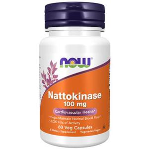NOW Nattokinase 100 mg 60 kapslar produkt bild