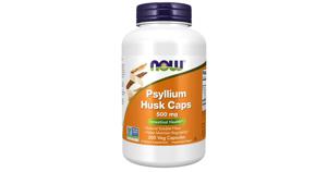 NOW Psyllium Husk Caps 500 mg 200 kapslar produkt bild