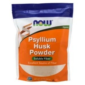 NOW Psyllium Husk Pulver 680 g – Løselig fiber for fordøyelse og hjertehelse produktbilde