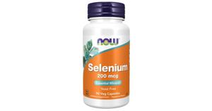 NOW Selenium 200 mcg kapslar 90 st produkt bild