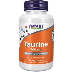 NOW Taurine 500 mg 100 kapslar produkt bild