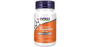 NOW Theanine 200 mg 60 kapslar produkt bild