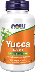 NOW Yucca 500 mg (100 kapslar) produkt bild