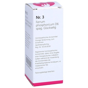 NR.3 Ferrum phosphoricum D 6 spag.Glückselig Produktbild