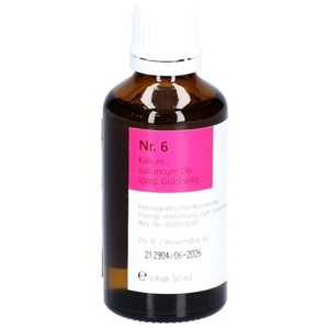 NR.6 Kalium sulfuricum D 6 spag.Glückselig Produktbild