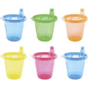 Nuby Mugg Free Flow 6-pack 210ml + 9 m, 1 st produkt bild