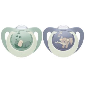 NUK First Choice Night Hippo/Koala, stl 0-6 mån produkt bild