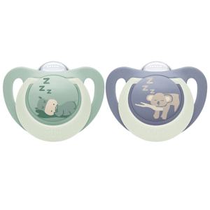 NUK First Choice Night Hippo/Koala, stl 18-36 mån 2 st produkt bild