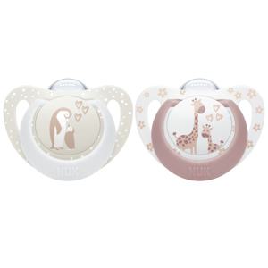 NUK First Choice Penguin/Giraffe, stl 0-6 mån produkt bild