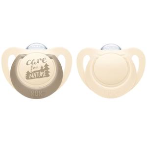 NUK For Nature Napp Silikon S1 Creme Nappar 2 st produkt bild