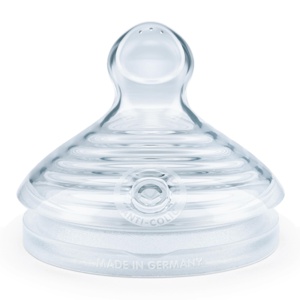 NUK For Nature Teat Silicone Flaskesmokk Velling og fullkornsvelling, Large, 2 stk. produktbilde