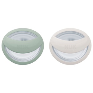 NUK MommyFeel Silicon 0-6 Månader Grön/Vit 2 st produkt bild