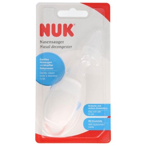 NUK Nasensauger Gr.1 weiß Krt. Produktbild