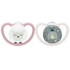 NUK Perfect Match Air Night Sheep, stl 6-18 mån 2 st produkt bild
