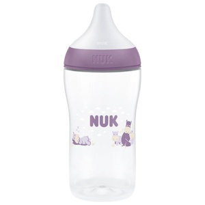 NUK Perfect Match Nappflaska 260 ml Hippo produkt bild