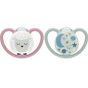 NUK Space napp night stl 1 - sheep Nappar 2 st produkt bild