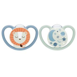 NUK Space napp night stl 1 - lion Nappar 2 st produkt bild