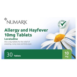 Numark Allergy & Hayfever Loratadine 10mg 30 Tablets product image