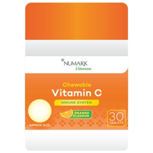 Numark Chewable Vitamin C 500mg Tablets Pack of 30 product image