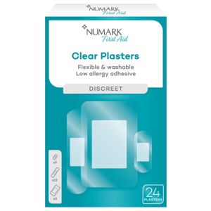 Numark Clear Plasters Assorted Sizes product image