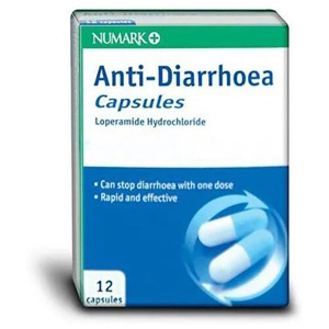 Numark Diarrhoea Relief (Loperamide 2mg) Capsules product image