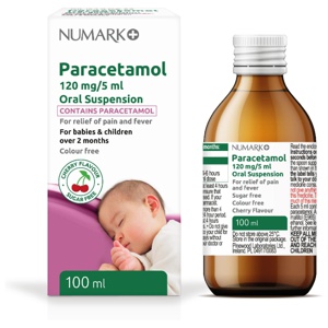 Numark Paracetamol 120mg/5ml Oral Suspension 100ml product image