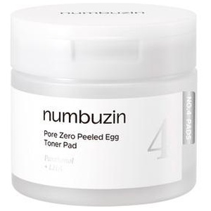 Numbuzin No.4 Pore Zero Peeled Egg Toner Pad - 70 stk. produktbillede