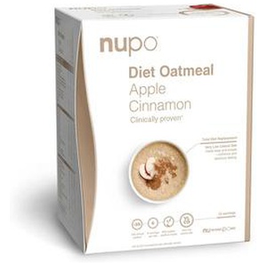 Nupo Diet Oatmeal Apple Cinnamon - 384 g. produktbillede