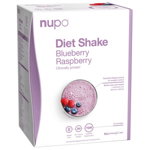 Nupo Diet Shake Blueberry Raspberry 12 portioner produkt bild