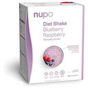Nupo Diet Shake Blueberry Raspberry - 384 g. produktbillede