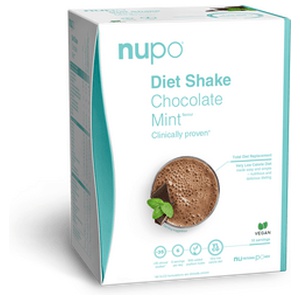 Nupo Diet Shake Chocolate Mint Vegan - 320 g. produktbillede