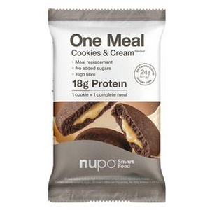 Nupo One Meal Soft Baked Cookies & Cream - 1 stk. produktbillede