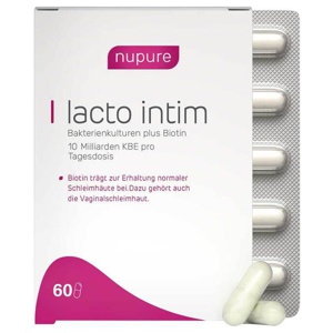 nupure lacto intim 60 St Kapseln magensaftresistent Produktbild
