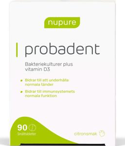Nupure Probadent 90 tabletter produkt bild