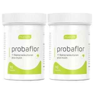 Nupure probaflor Mikrobiotika magensaftresistent Kapseln, 2x90 St Kapseln magensaftresistent Produktbild