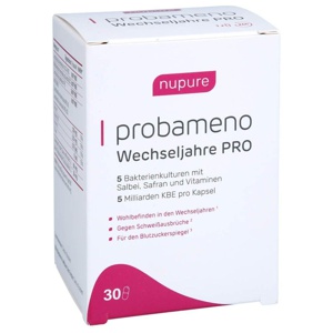 Nupure Probameno Wechseljahre PRO 30 St 30 St Kapseln magensaftresistent Produktbild