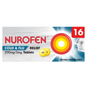 Nurofen Cold & Flu Tablets Pack of 16 product image