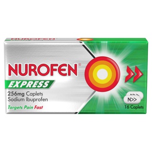 Nurofen Express 256mg Caplets Pack of 16 product image