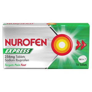 Nurofen Express Ibuprofen 256mg product image