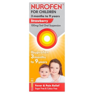 Nurofen For Children Strawberry Liquid - 100ml product image
