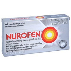 NUROFEN Ibuprofen 400 mg überzogene Tabletten Produktbild