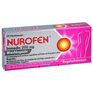 NUROFEN Immedia 200 mg Weichkapseln Produktbild