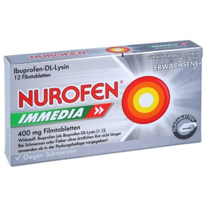 NUROFEN Immedia 400 mg Filmtabletten Produktbild
