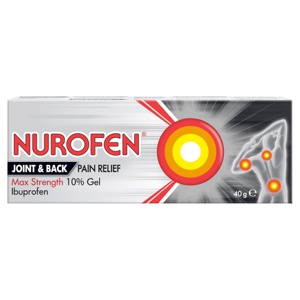 Nurofen Joint & Back Pain Relief Max Strength 10% Gel 40g product image