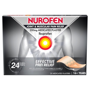 Nurofen Joint & Muscular Pain Relief 200mg Medicated 2 x Plasters product image