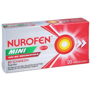 Nurofen Mini 400 mg Weichkapseln, 20 St Weichkapseln Produktbild