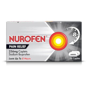 Nurofen Pain Relief 256mg 16 Caplets product image