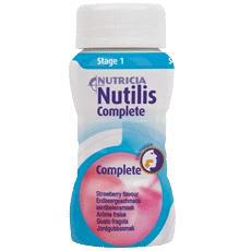 Nutilis Complete Stage 1 - 4x125ml jordgubb - 4 st produkt bild